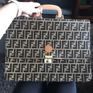 Beautiful authentic Fendi Vintage briefcase